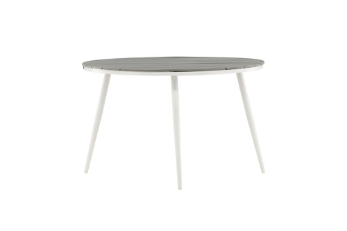 Rebellenclub Ronde Tuintafel Solis - ø120cm - Wit Grijs - vtwonen shop