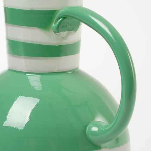 Mica Decorations Bazaar Vaas - H21 x Ø18 cm - Glas - Groen