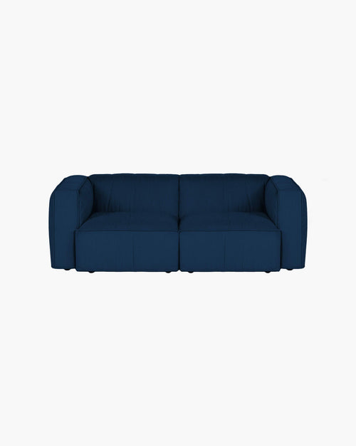 noo.ma Lobi 2-zits bank Storm Blue Corduroy - medium soft zitcomfort