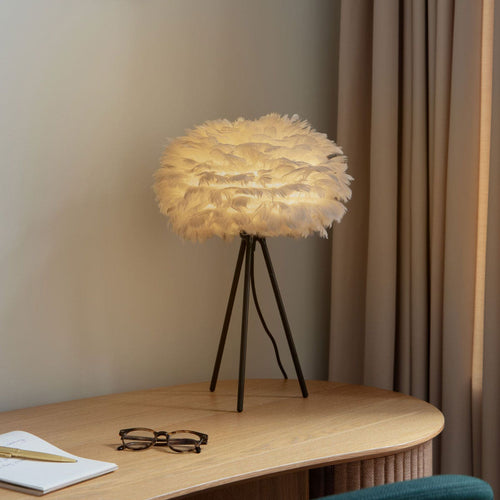 Umage Eos Micro tafellamp white -  verstelbare tafelstandaard zwart - 22 - vtwonen shop