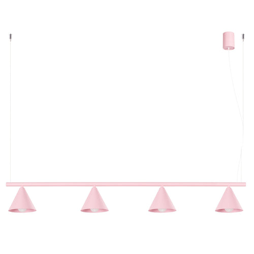 Sollux Lighting Kroonluchter NOX 4L roze - 122x14x215cm