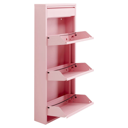 Kare Design Schoenenkast Caruso - roze - 3+1 laden - vtwonen shop
