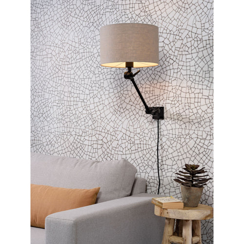 it's about RoMi wandlamp Amsterdam - bruin - 65x32x45cm - vtwonen shop