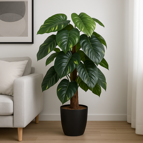 Flourify kunstplant - Philodendron scandens - 90 cm