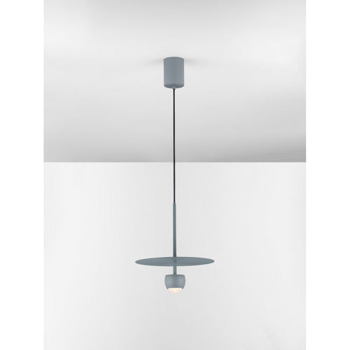 Nova Luce EDEM Hanglamp voor plafond, blauwgrijs, LED, 8W, 590lm, 3000K