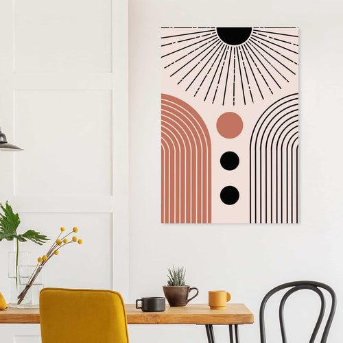 Artfulprints Poster Boho – Cosmic rise   - 30x40 cm - Meerkleurig