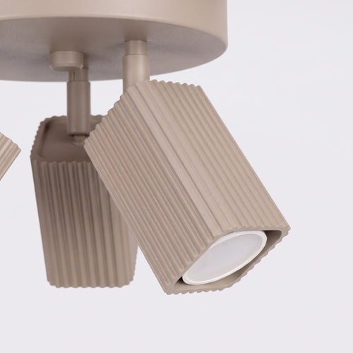 Sollux Lighting Plafondlamp RAYO 3P taupe - 20x20x18cm