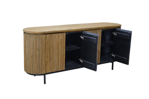Livingfurn dressoir Lausanne - teakhout - 180cm - vtwonen shop