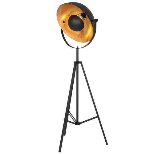 Steinhauer vloerlamp Sunflower - 1 lichts - 74  x 163   cm - zwart - vtwonen shop