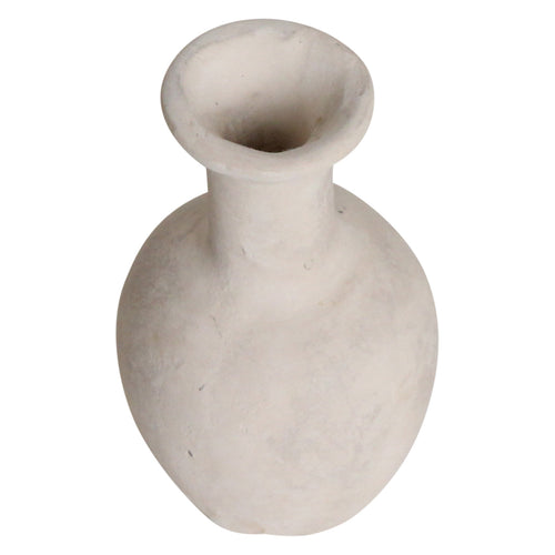 Raw materials vaas Chalk Malani - créme - 7x7x13 cm - vtwonen shop