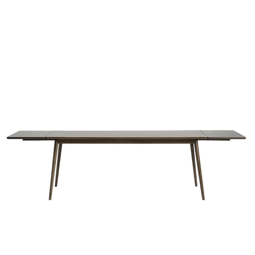 Olivine Boas verlengbare houten eettafel gerookt eiken - 190 x 90 cm - vtwonen shop