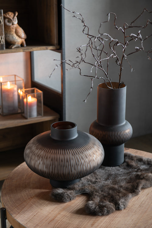 J-Line tapijt Konijnenvel - imtatiebont - donkerbruin - vtwonen shop