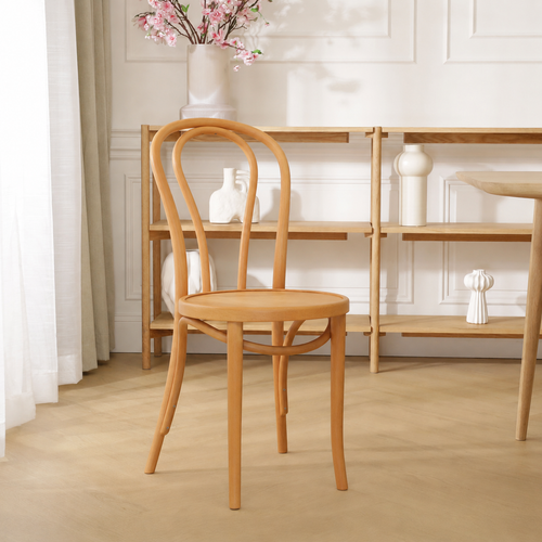 Fameg Vienna Thonet No.18 Houten Bistrostoel Naturel