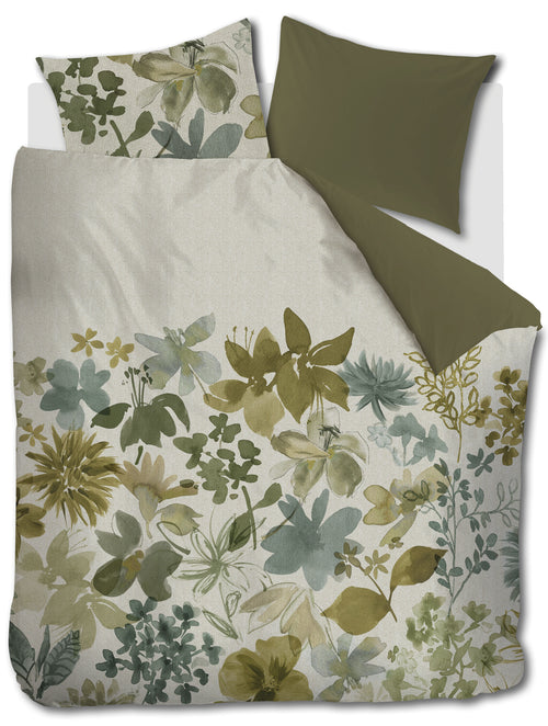 Beddinghouse Dekbedovertrek Lilian - 200 x 200/220 cm - Groen