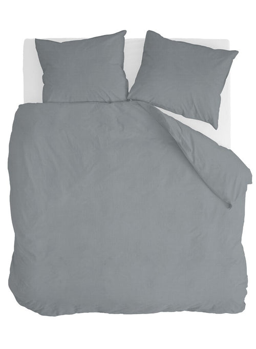 Walra - Dekbedovertrek Vintage Cotton - 240x220 cm - Elephant Grey