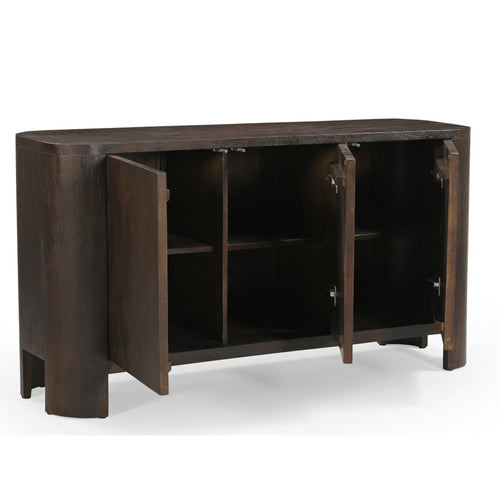 Giga Meubel Dressoir Mitchel - Mangohout - Bruin - 150cm - vtwonen shop