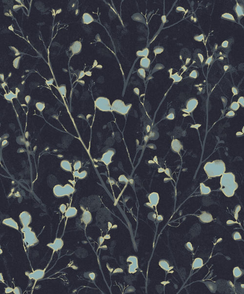 Masureel behang bloemen zwart - 53 cm x 10.05 m - 631980 - vtwonen shop