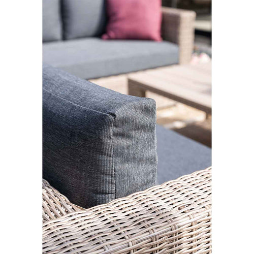 Garden Impressions loungebank Tennessee vintage willow - 2-delig links