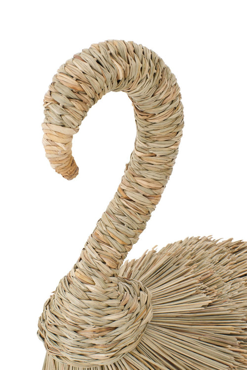 J-Line decoratie Flamingo - gras - naturel - small