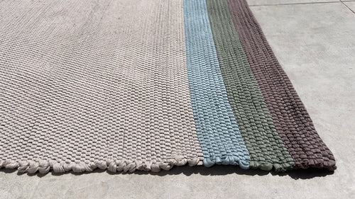 AFK Living vloerkleed Fado - handgemaakt - Gerecycled katoen - 120 x 170 cm