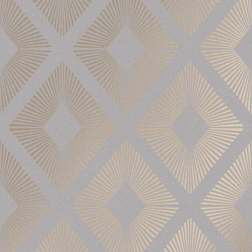 Next vliesbehang Deco Triangle grijs 10mx52cm