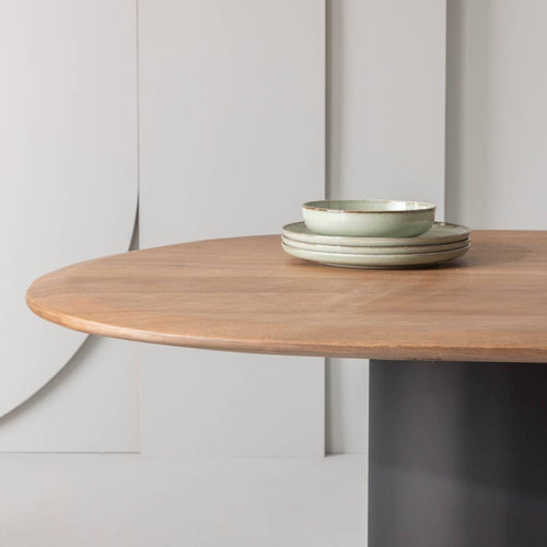 Signature - Kiezel tafel - Licht hout - 200x110x76 cm