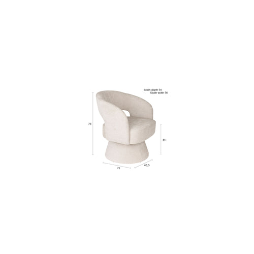 Housecraft Living Charina fauteuil Beige - vtwonen shop