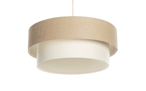 bpskoncept hanglamp Duo boho - jute - Ø50 cm