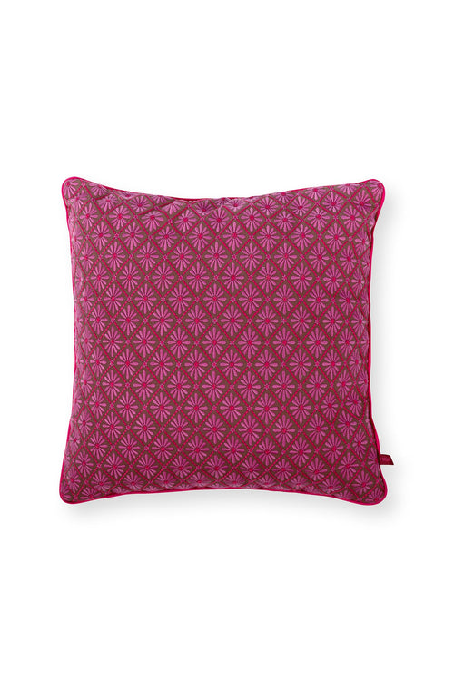 Pip Studio Sierkussen Giyani Embroidery Roze Polyester 50 x 50 cm