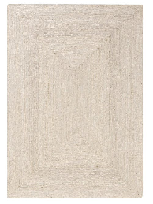 benuta jute vloerkleed Jutta - créme - 160x230 cm