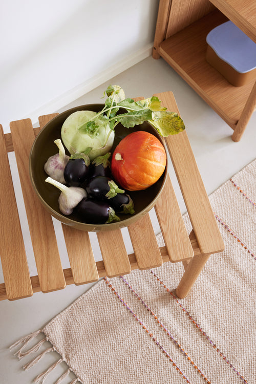 Hübsch kom Amare - steenpoeder - ø28xh8cm - vtwonen shop