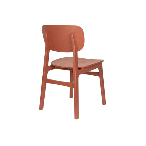 Zuiver Fleur Eetkamerstoelen Rood - Set van 2