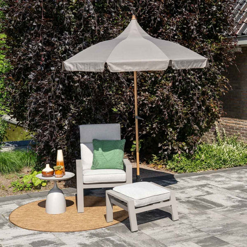 Garden Impressions stokparasol Aloha taupe - Ø180 cm