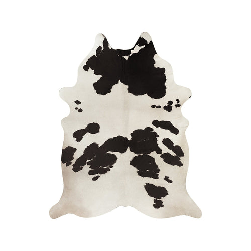 AFK Living vloerkleed Georgia - dierenhuid-effect - zwart - 155 x 190 cm