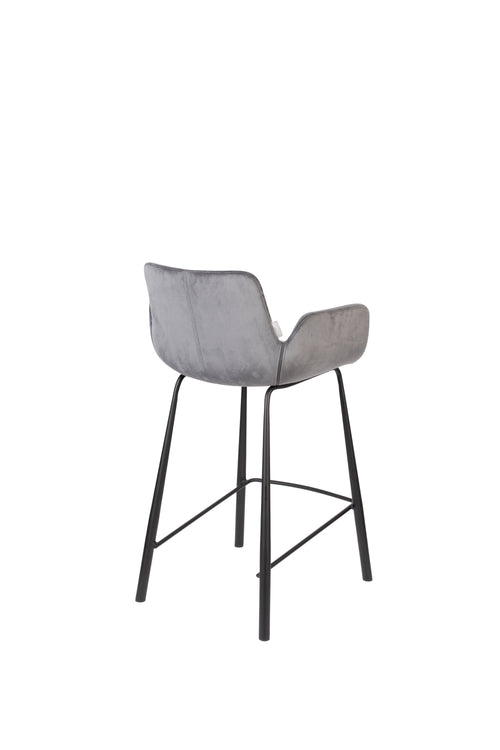 Zuiver Brit Barkruk Donkergrijs - Set van 2 - vtwonen shop