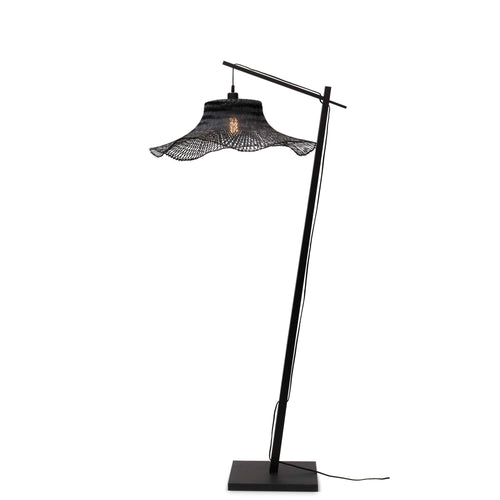 GOOD&MOJO vloerlamp Ibiza - zwart - Ø65cm - vtwonen shop