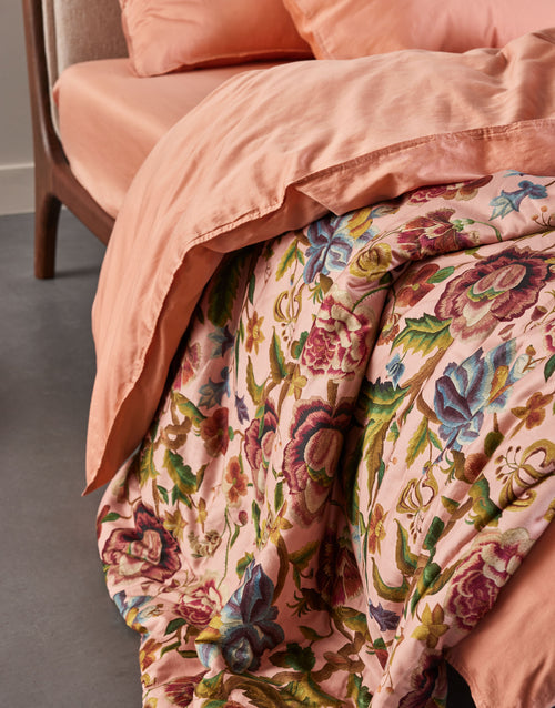 Essenza Roselina dekbedovertrek - Lits-Jumeaux - 240x200/220 cm - Evening rose