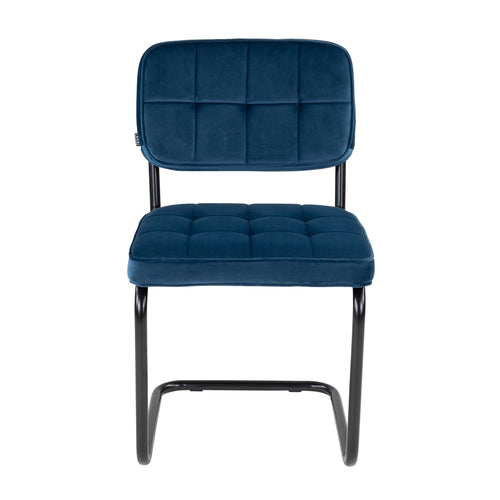 Kick buisframe stoel Ivy - Donkerblauw - vtwonen shop