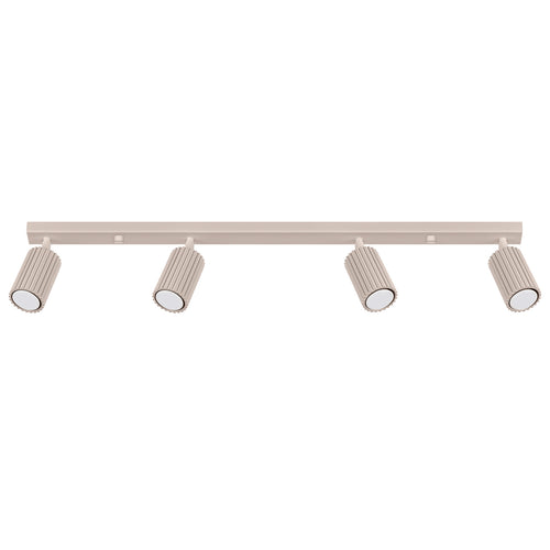 Sollux Lighting Plafondlamp KARBON 4L taupe - 81x6,5x16,5cm