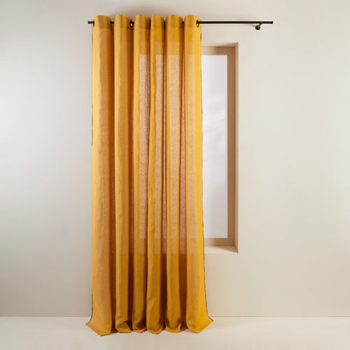 Madura Gordijn Carlina oker en zwarte hommel 200x280 cm