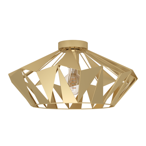 EGLO plafondlamp Carlton - e27 - ø 47 cm - goud - staal - vtwonen shop