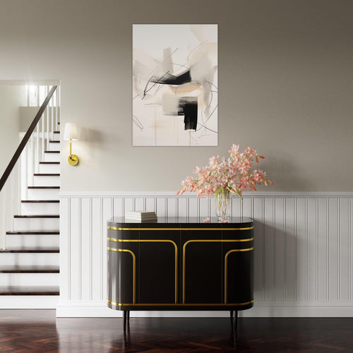 Artfulprints  Abstract - Chique brush 3   poster 50x70 cm - vtwonen shop