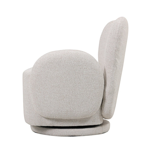 DÉJA Living Draaifauteuil Lola - Stof - Off-White - vtwonen shop