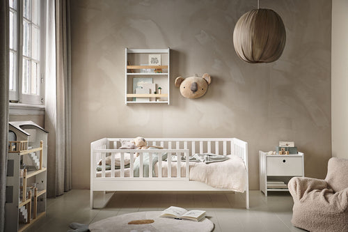 Petite Amélie Nachtkastje kinderkamer met opbergruimte - MDF - wit