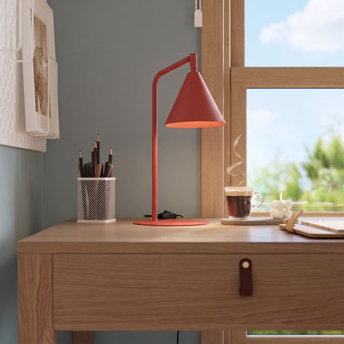 Sollux Lighting Tafellamp NOX rood - 18x18x35cm