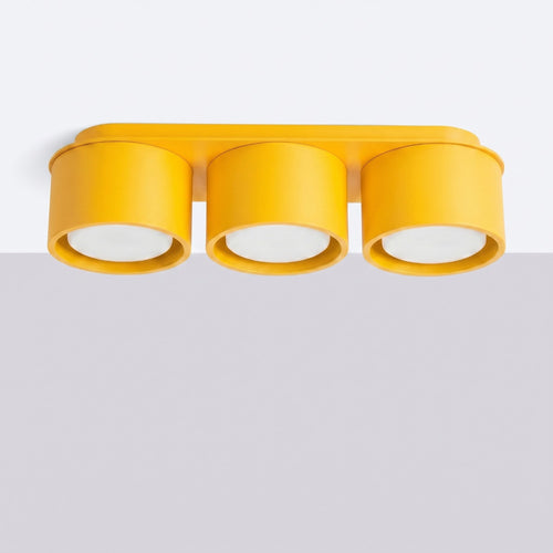 Sollux Lighting Plafondlamp MODO 3 geel Gx53 - 32,4x10,4x8,2cm