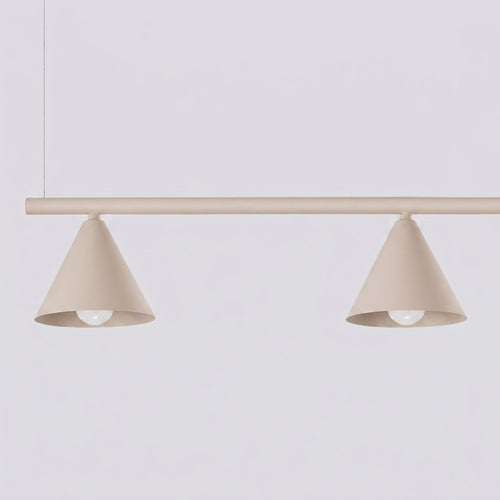 Sollux Lighting Kroonluchter NOX 4L taupe - 122x14x215cm