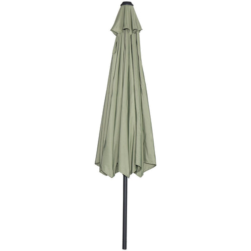 Garden Impressions stokparasol Lotus olijf Ø300 cm met Eureka voet en hoes