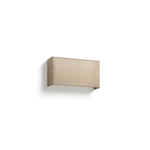 Faro Otton Rechthoek Horizontale Jute Wandlamp 2L