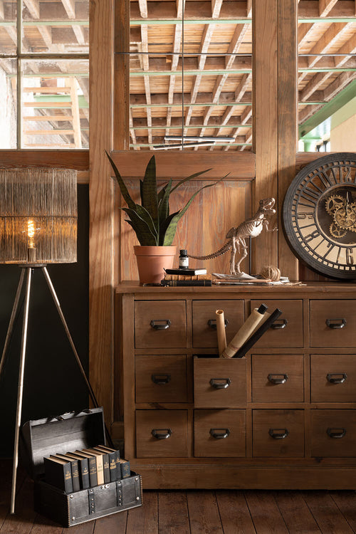 J-Line vloerlamp Antiek - metaal - bruin - large - vtwonen shop